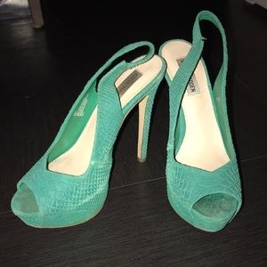 Green Steve Madden Heels